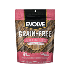 Snack Perro Evolve Grain Free Jerky Salmón 12 Oz - 340 gr