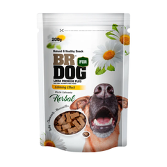 Snack Perro BR Herbal Efecto Calmante (Calming Efect) Manzanilla 200 gr