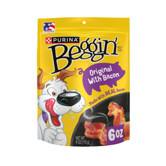 Snack Perro Tiras de Tocineta Beggin (Strips Bacon) 6 oz - 170 gr