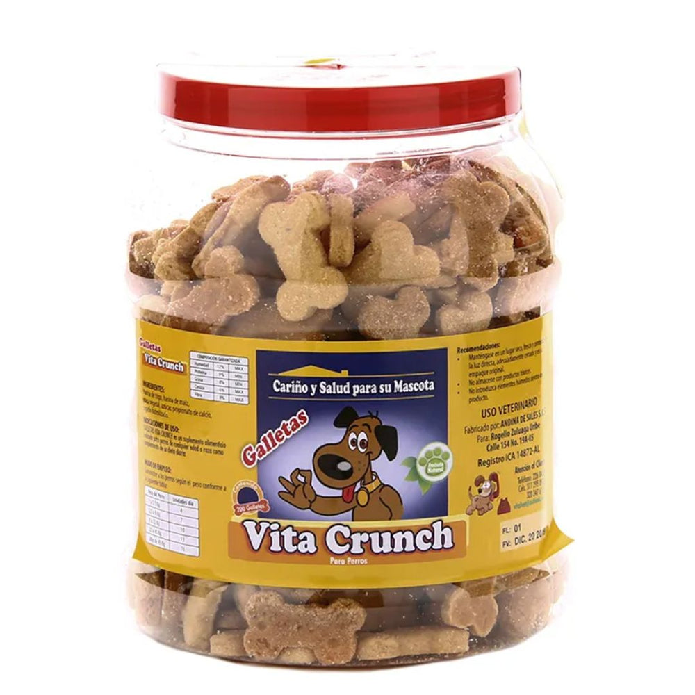 Snack Perro Vita Crunch Galleta de Avena
