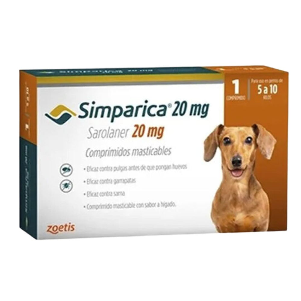 Simparica Desparasitante Externo Perros 1 Tableta