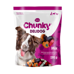 Snack Perro Chunky Delidog Mix 280 gr